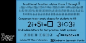KG Traditional Fractions font download