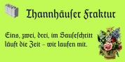 Thannhaeuser Fraktur font download