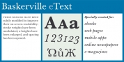 Baskerville eText font download