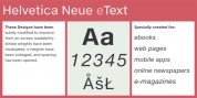 Helvetica Neue eText Pro font download