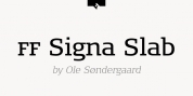 FF Signa Slab Pro font download