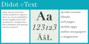 Linotype Didot eText Pro font download