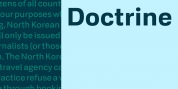 Doctrine font download