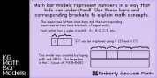 KG Math Bar Models font download
