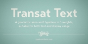 Transat Text font download
