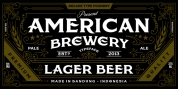 American Brewery font download