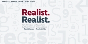 Realist font download