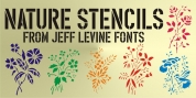 Nature Stencils JNL font download