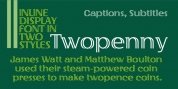 Twopenny font download