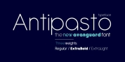 Antipasto font download