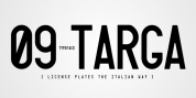 Targa MS font download