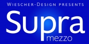 Supra Mezzo font download