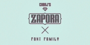 Zapora font download