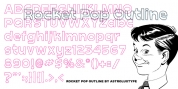 Rocket Pop Outline font download