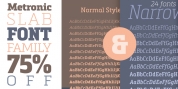 Metronic Slab Pro font download