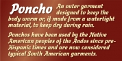 Poncho font download