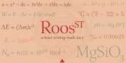 Roos ST font download