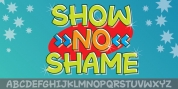 Show No Shame font download