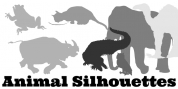 Animal Silhouettes font download
