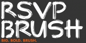 RSVP Brush font download