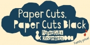 Paper Cuts font download