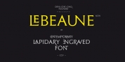 Le Beaune New font download