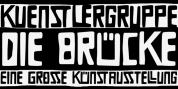 Die Bruecke font download