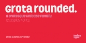 Grota Rounded font download