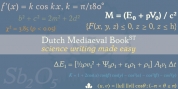Dutch Mediaeval Book ST font download