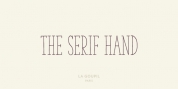 The Serif Hand font download