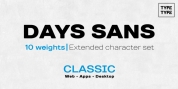 TT Days Sans font download