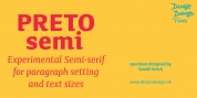 Preto Semi font download