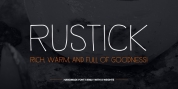 Rustick font download