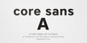 Core Sans A font download