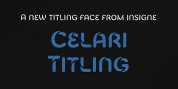 Celari Titling font download