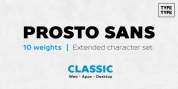 TT Prosto Sans font download