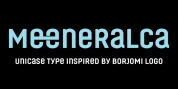 Meeneralca 4F font download