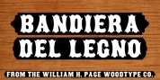 Bandiera Del Legno NF font download