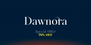 Dawnora font download