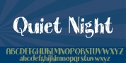 Quiet Night font download