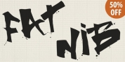 Fat Nib font download