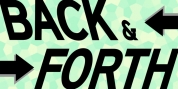 Back And Forth font download