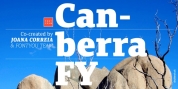 Canberra FY font download