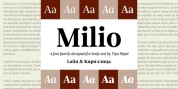 Milio font download