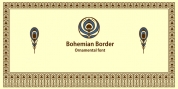 Bohemian Border font download