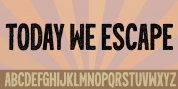Today We Escape font download