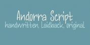 Andorra Script font download