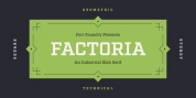 Factoria font download