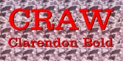 Craw Clarendon Bold font download