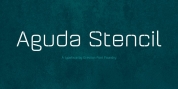 Aguda Stencil font download